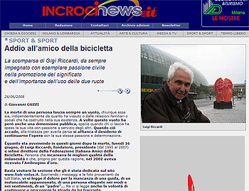 Articolo di Giovanni Guzzi, Incroci 26/06/08, foto di Giulia Cortesi,